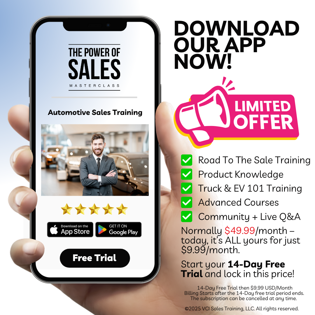 Download Our New Sales Training App!